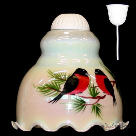 104/12 Светильник перламутровый (Птицы)