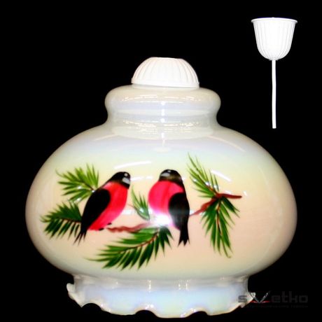 120/12 Светильник перламутровый (Птицы)